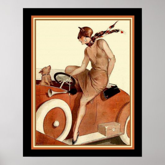 Vie Parisienne Art Deco Print 16 x 20 Poster (Vorne)