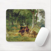 Vieh auf einem Devonshire Weg Mousepad (Mit Mouse)