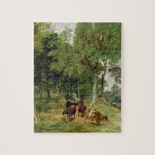 Vieh auf einem Devonshire Weg Puzzle (Vertikal)