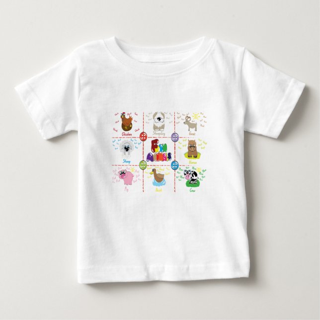 Vieh Baby T-shirt (Vorderseite)