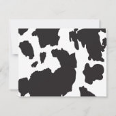 Vieh danken Ihnen zu kardieren Dankeskarte (Rückseite)