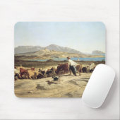 Vieh, das nahe Marseille, 1853 in Herden lebt (Öl Mousepad (Mit Mouse)