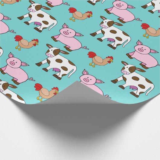 Vieh Geschenkpapier (Ecke)