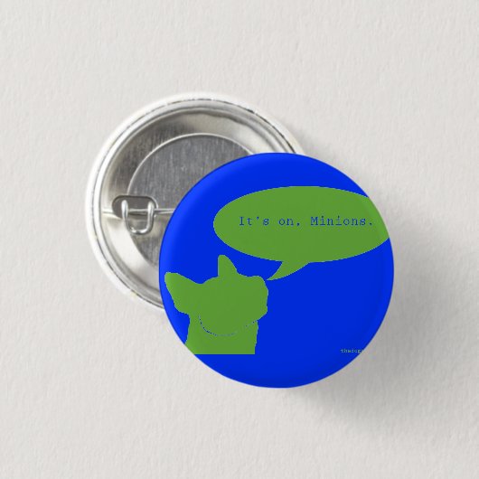 Vieh-HundeSnob-Knopf Button (Vorne & Hinten)