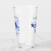 Vieh-HundeVaterblauer Watercolor addieren einen Glas (Rechts)