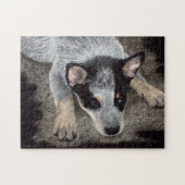 Vieh-Hundewelpen-Puzzlespiel - "Kona " Puzzle (Horizontal)