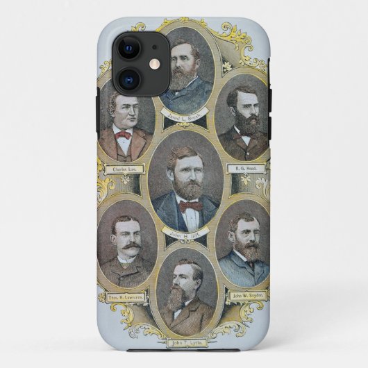 Vieh-Könige des amerikanischen Westens, c.1880 Case-Mate iPhone Hülle (Rückseite)