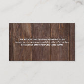 Vieh | Landwirtschaft | Feldtraktor Visitenkarte (Rückseite)