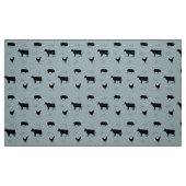Vieh-Muster (Licht) Stoff (Fat Quarter (45,7 x 55,9 cm))