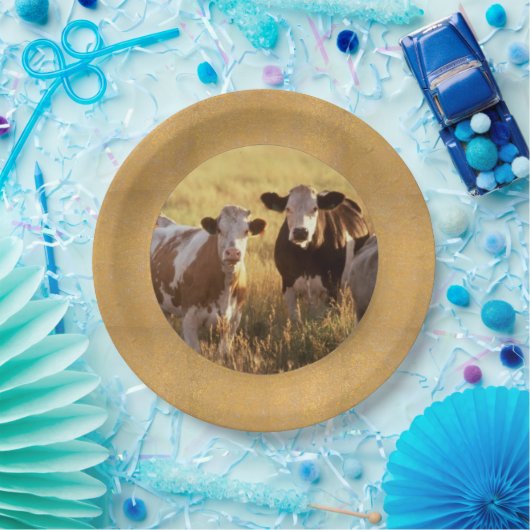 Vieh-PapierTeller Pappteller (Party)