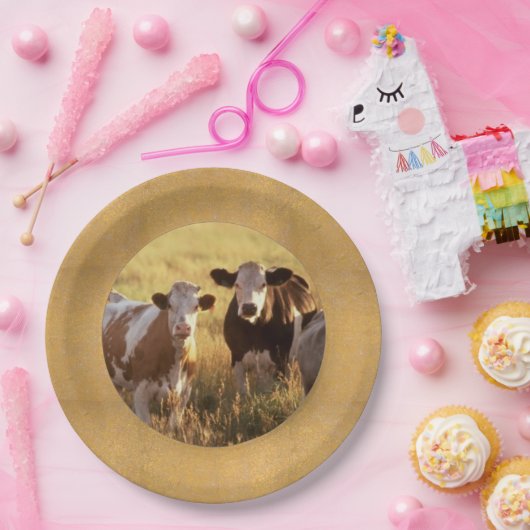 Vieh-PapierTeller Pappteller (Party)