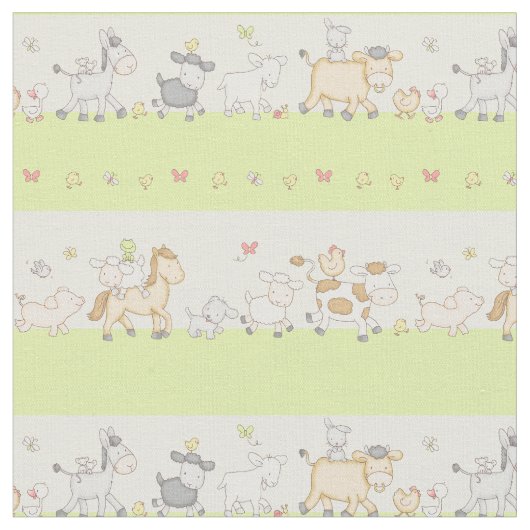 Vieh-Parade Stoff (Nahaufnahme)