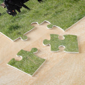 Vieh schwarzes Angus Puzzle (Seite)