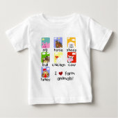 Vieh-T-Shirts und Geschenke Baby T-shirt (Vorderseite)