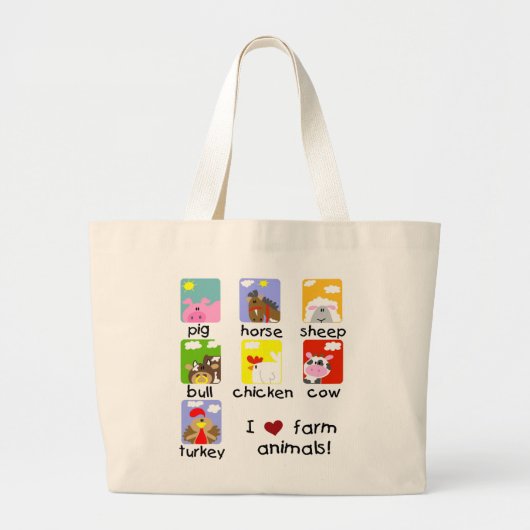 Vieh-T-Shirts und Geschenke Jumbo Stoffbeutel (Vorne)