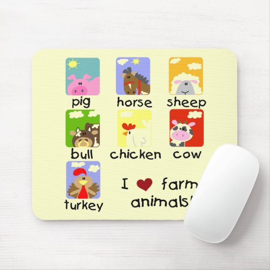 Vieh-T-Shirts und Geschenke Mousepad (Mit Mouse)