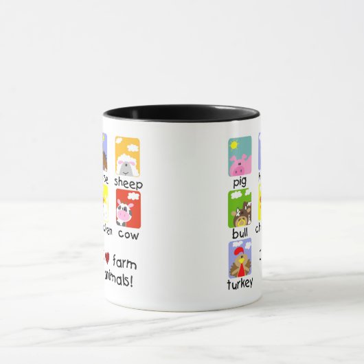 Vieh-T-Shirts und Geschenke Tasse (Zentrum)