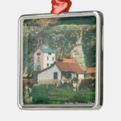 Vieh unter Scheunen SceneSkagway, AK Ornament Aus Metall (Links)