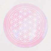 viehfloh, géométrique sacrée, etiketten (Design 2)