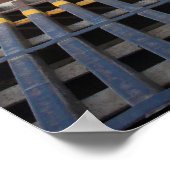 Viehgrate auf der Schotterstraße, Wyoming Poster (Ecke)