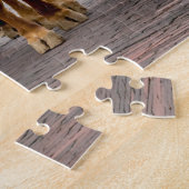 Viehhaufen, Langhirne und Cowboys, Fort Worth, TX Puzzle (Seite)