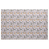 Viehhunde Lavendel Stoff (Fat Quarter (45,7 x 55,9 cm))
