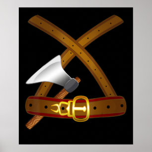 Viehkostüm Halloween Belt Ax Easy Cosplay Out Poster