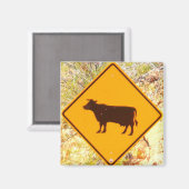 Viehkreuz Magnet (Vorderseite/Rückseite)