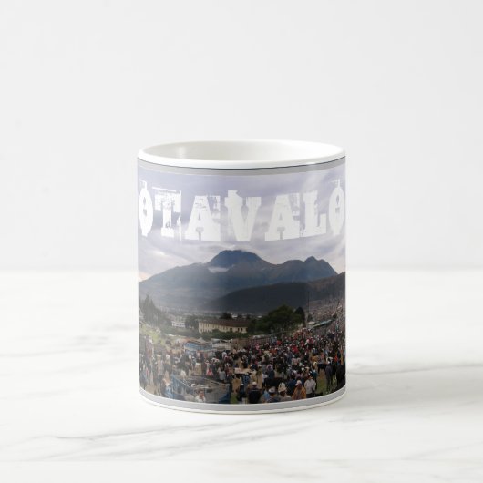 Viehmarkt Otavalo, Ecuador, Kaffeetasse (Mittel)