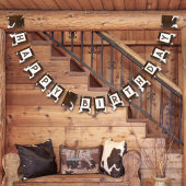 Viehrinde Stampede Brown Wimpelkette