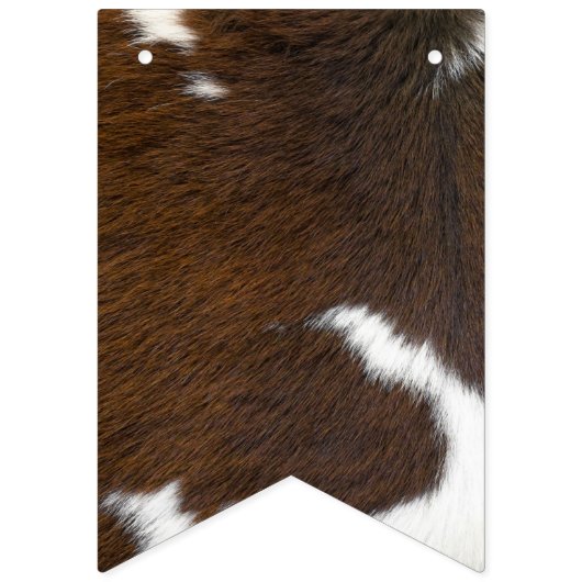 Viehrinde Stampede Brown Wimpelkette (Erste Fahne)