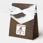 Viehrinder Stampede Brown Geburtstag Geschenkschachtel (Vorderseite)