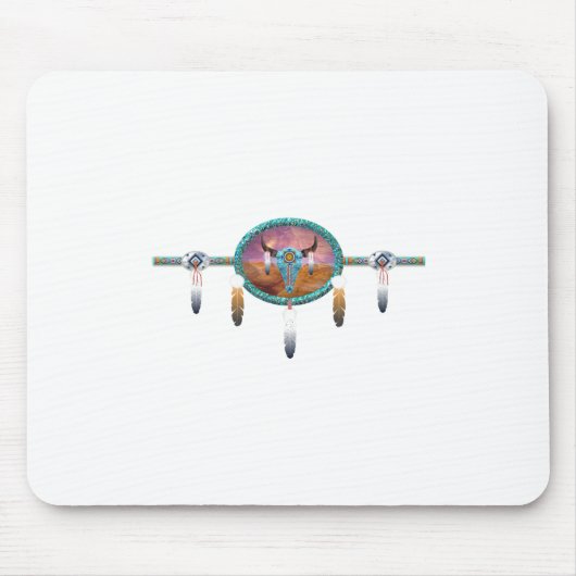 Viehschädel Mousepad (Vorne)