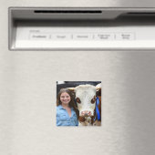 Viehschau-Kuh-Foto-Anpassung Magnet (In Situ (Geschirrspüler))