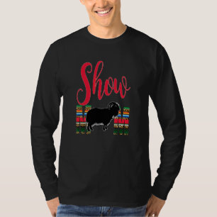 Viehschau Mutter Angoraziege Gepard Serape Bauernh T-Shirt