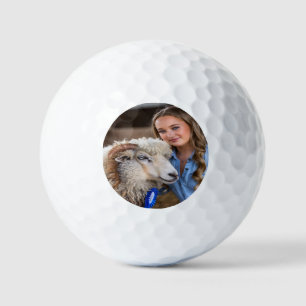 Viehschau-Schaf-Foto-Anpassung Golfball
