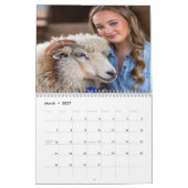 Viehschau-Schaf-Foto-Anpassung Kalender (Mär 2027)