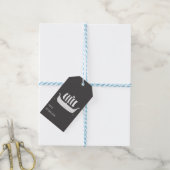 Viehschiff mit individueller Hintergrundfarbe Geschenkanhänger (Mit Garn)