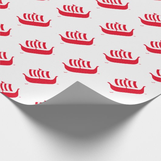 Viehschiffe mit individueller Farbe Geschenkpapier (Ecke)