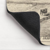 Viehzucht in Orwell Vermont Mousepad (Ecke)