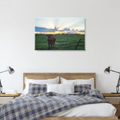 Viehzucht Sunset Leinwanddruck (Insitu (Schlafzimmer))