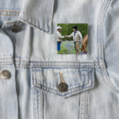 Viehzüchter, die Hände über herein fechten rütteln Button (Beispiel)