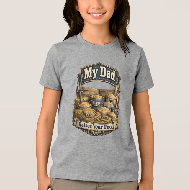 Viehzüchter usw. Tri-Blend shirt (Vorderseite)