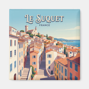 Vieille Ville Menton Frankreich Magnet