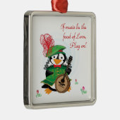 Viel Ado über Pinguine Ornament Aus Metall (Rechts)