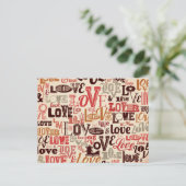 Viel alte Liebe Postkarte (Stehend Vorderseite)
