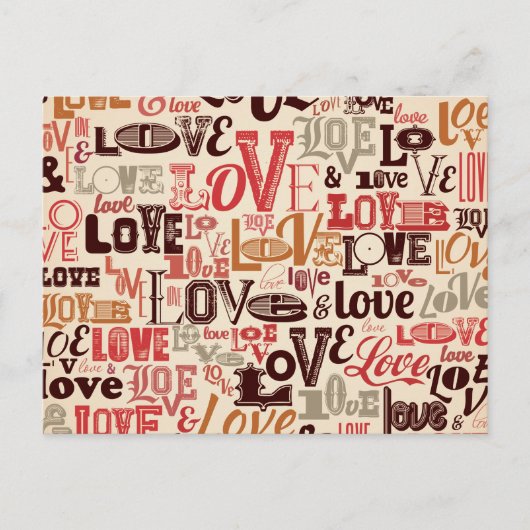 Viel alte Liebe Postkarte (Vorderseite)