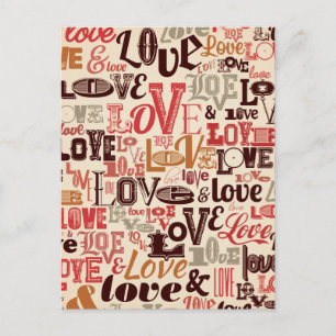 Viel alte Liebe Postkarte