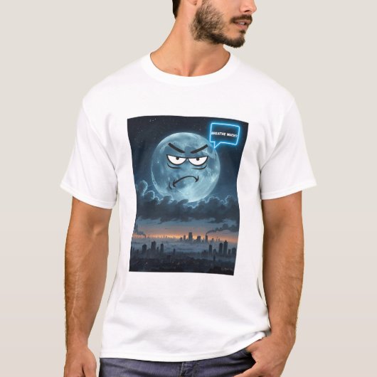 Viel atmen? - Wenn der Mond T - Shirt sprechen kön (Vorderseite)