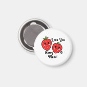 viel Beere Magnet (Vorderseite/Rückseite)